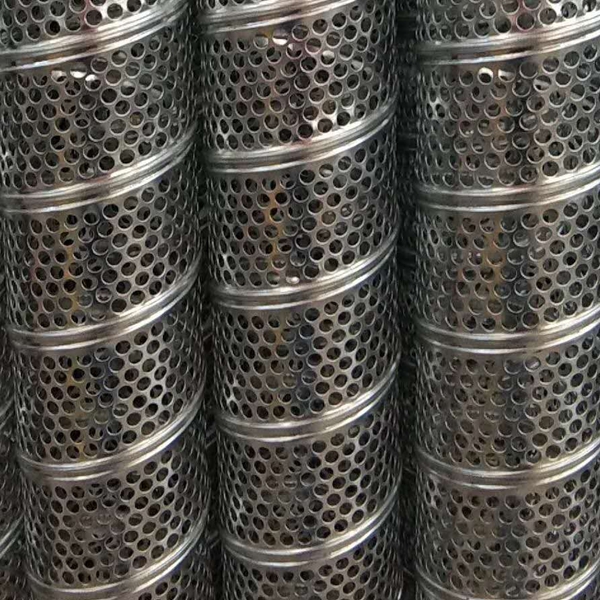 perforated filter tube