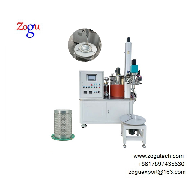 Oil filter making machines 1770029367 O il and gas separation filter elem ent gluing machine 20g | % Hebei Zhuogu Engineering Technology Co., Ltd.