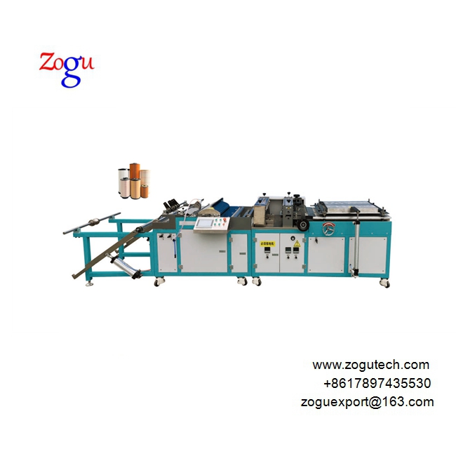 Oil filter making machines 1770030543 Oil filter paper folding machine | % Hebei Zhuogu Engineering Technology Co., Ltd.