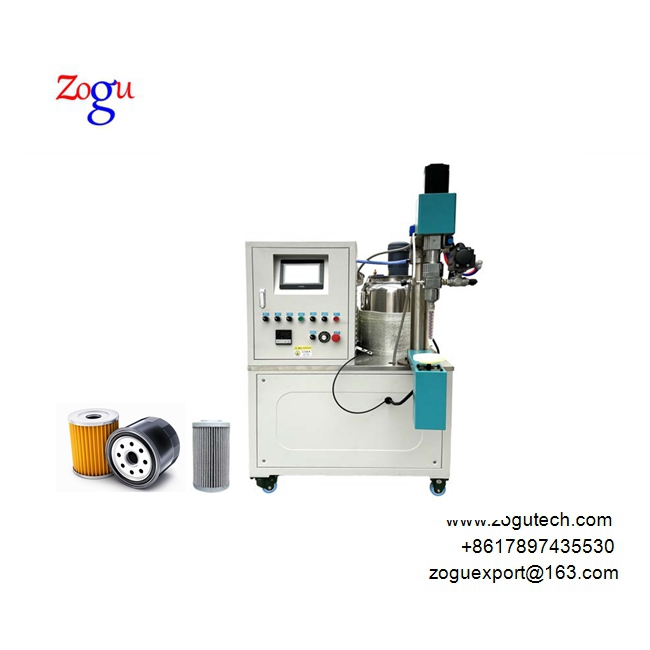 Oil filter making machines 1770034228 oil filter end cover glue injection machine | % Hebei Zhuogu Engineering Technology Co., Ltd.